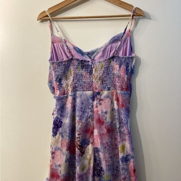 Hello Molly Enchanting Frill‎ Maxi Dress Purple - Picture 14 of 16